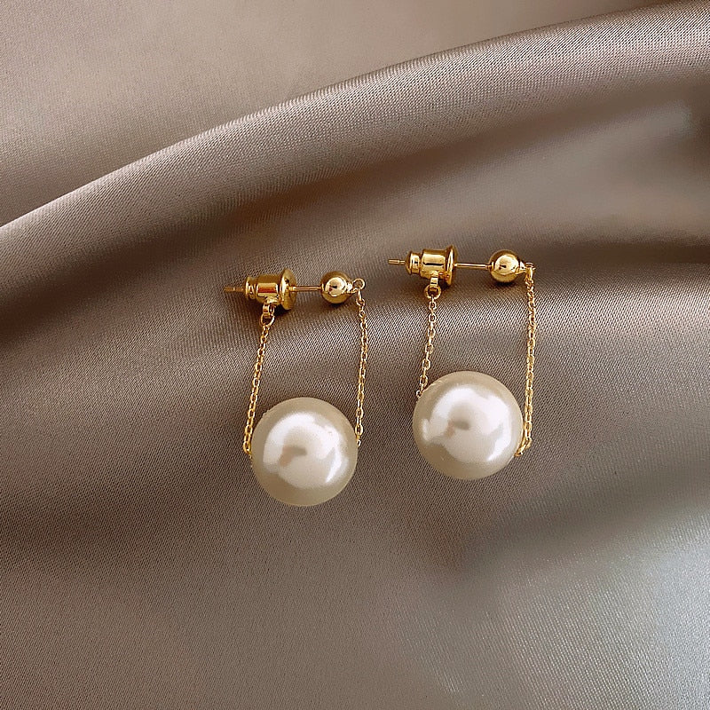 Cute Korean Earrings Heart Bling Zircon Stone Rose Gold Color Stud Earring for Women Fashion Jewelry 2025 New Gift