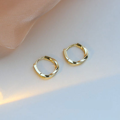 2025 Korean New Simple Temperament Circle Pearl Earrings Fashion Small Versatile Earrings  Jewelry