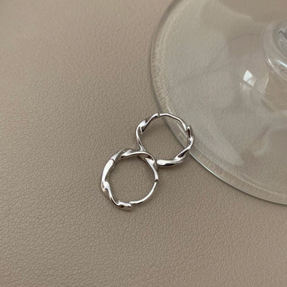 2025 Korean New Simple Temperament Circle Pearl Earrings Fashion Small Versatile Earrings  Jewelry